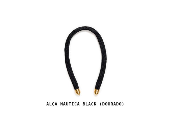 ALCA NAUTICA BLACK 50CM DOURADO