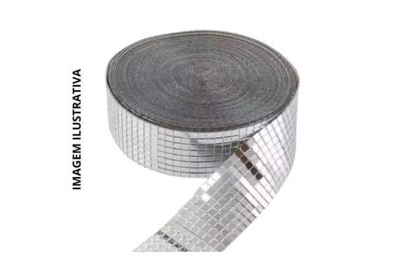 ESPELHO DECORATIVO ADESIVO 5MM X 5MT