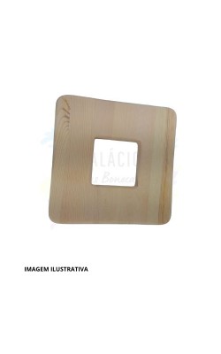 ELO QUADRADO 16CM MADEIRA 