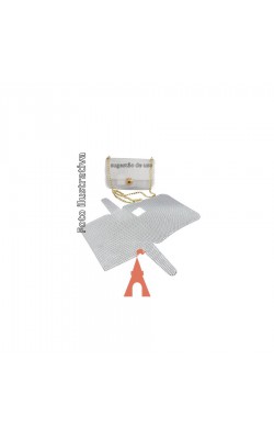 TELA PLASTICA PARA BOLSA CROCHE 1 PC