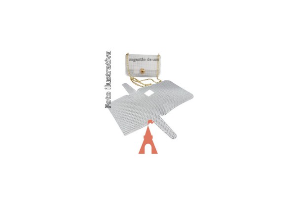 TELA PLASTICA PARA BOLSA CROCHE 1 PC TELA PLASTICA PARA BOLSA CROCHE 1 PC