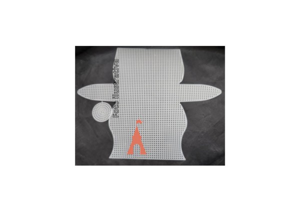 TELA PLASTICA PARA BOLSA CROCHE 1 PC