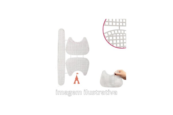 TELA PLASTICA PARA BOLSA CROCHE 1 PC TELA PLASTICA PARA BOLSA CROCHE 1 PC