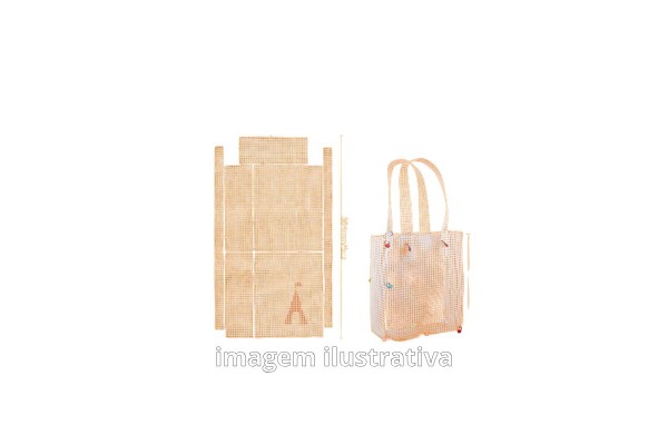 TELA PLASTICA PARA BOLSA CROCHE 1 PC