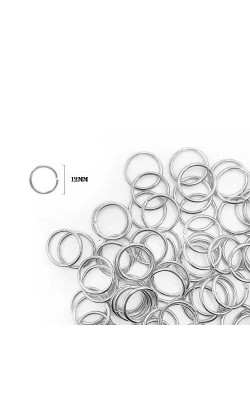 ARGOLA DE METAL COM ABERTURA 12MM COM 20G