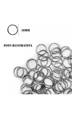 ARGOLA DE METAL COM ABERTURA 18MM ONIX 20GR