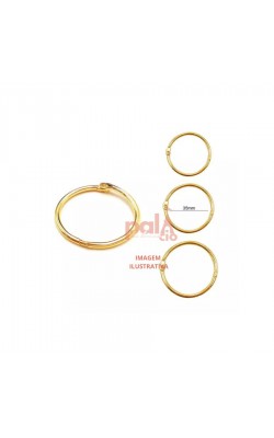 ARGOLA CHAVEIRO ART 35MM DOURADA 4PC