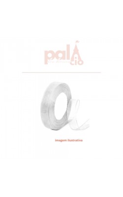 FITA ORGANZA PRINCES 25MM 10MT BRANCO