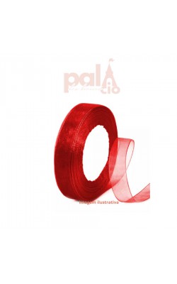 FITA ORGANZA PRINCES 25MM 10MT VERMELHO