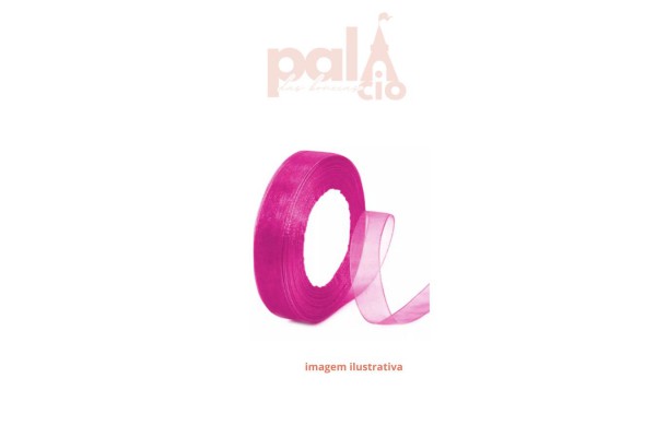 FITA ORGANZA PRINCES 25MM 10MT PINK