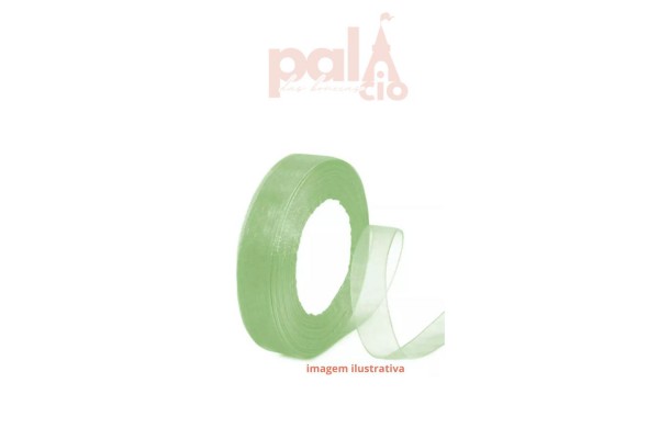 FITA ORGANZA PRINCES 25MM 10MTVERDE