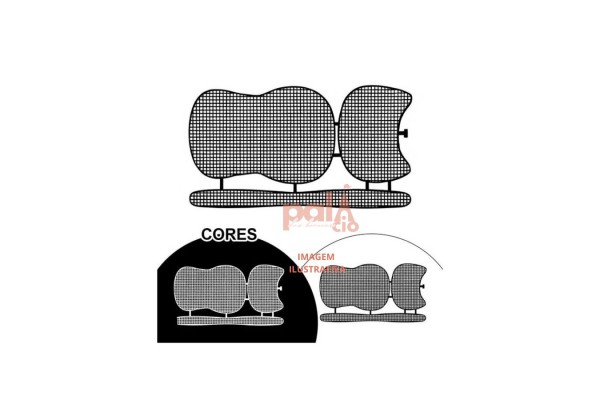 TELA PLASTICA PARA BOLSA PRETO 19X14CM TELA PLASTICA PARA BOLSA PRETO 19X14CM