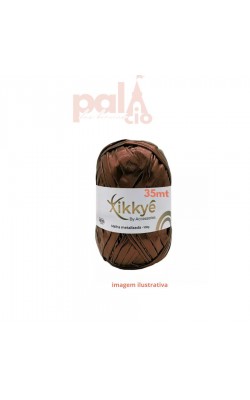 FIO DE MALHA METALIZADO 2CM MARROM