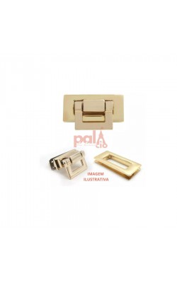 FECHO BOLSA DOURADA 4,5X2CM 