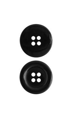 BOTAO COROZITA 20MM PRETO COM 06 PECAS 