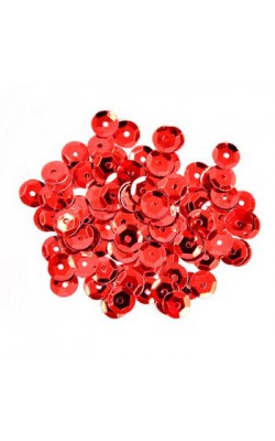 PAETE METALICO SEXT 6MM VERMELHO
