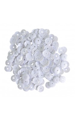 PAETE METALICO SEXT 6MM BRANCO