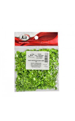 PAETE METALICO SEXT 6MM VERDE