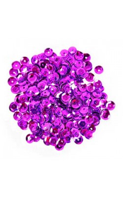 PAETE METALICO SEXT 6MM ROXO