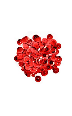 PAETE METALICO SEXT 10MM VERMELHO