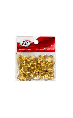 PAETE METALICO SEXT 10MM OURO 