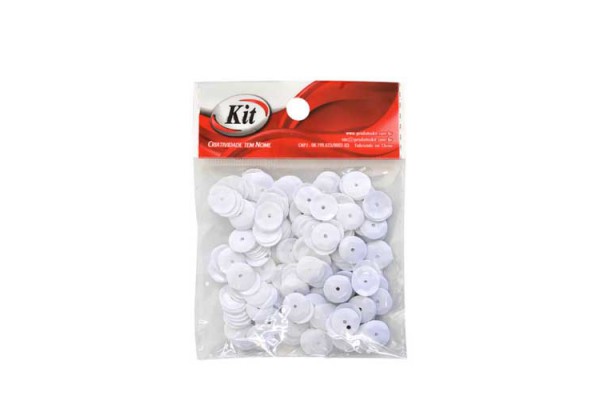 PAETE METALICO SEXT 10MM BRANCO