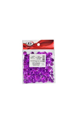 PAETE METALICO SEXT 10MM ROXO