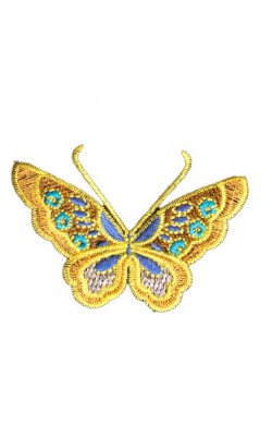 APLICACAO TERMOCOLANTE DE BORBOLETA 8X6CM COM 3 PC