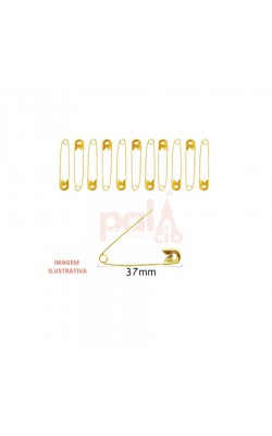 ALFINETE DE SEGURANCA TAM 2 37MM COM 50PC