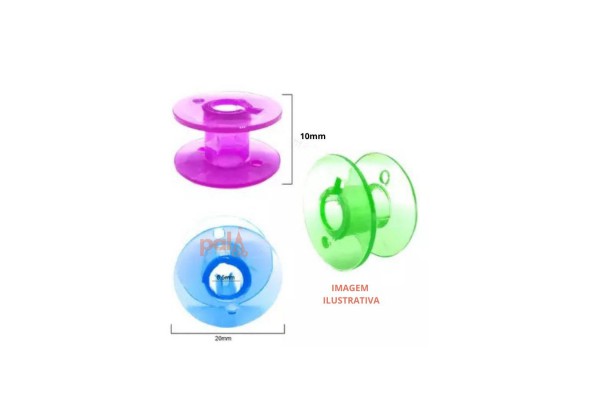 BOBINA PLASTICO ALTA C/ 10PC