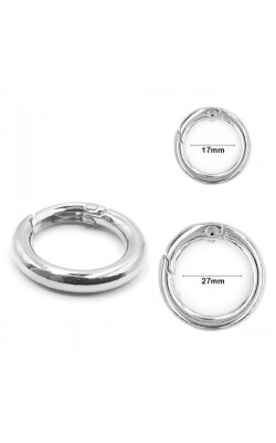 ARGOLA ARTICULADA 35MM NIQUEL COM 2 PECAS 