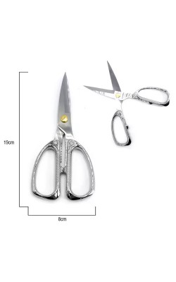 TESOURA INOX 19CM PRATA