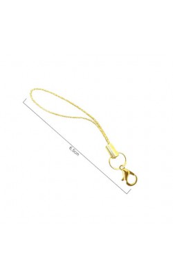 CORRENTE COM MOSQUETAO PARA BIJU COM 10 PECAS