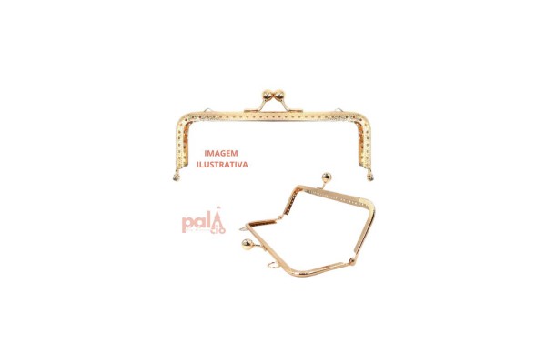 ARMACAO DE BOLSA VOVO 18CM DOURADO