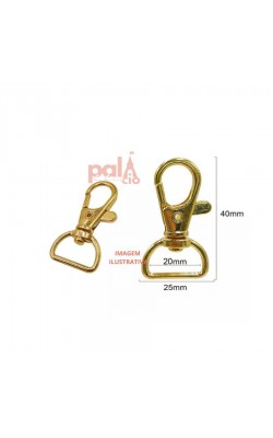 MOSQUETAO DOURADO C/ 02PC