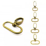 MOSQUETAO LAGOSTA OURO VELHO 4,1X2CM COM 2 PECAS