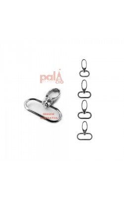 MOSQUETAO ONIX 4,2X2,6CM C/ 2PC
