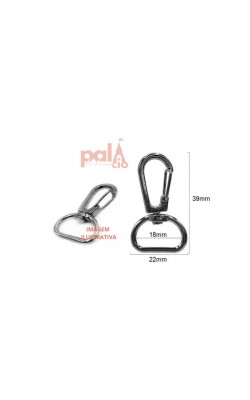 MOSQUETAO ONIX 39X22MM C/ 02PC