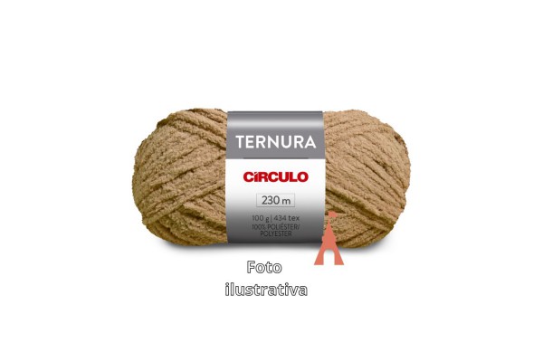 FIO TERNURA CIRCULO 100G CASTANHA