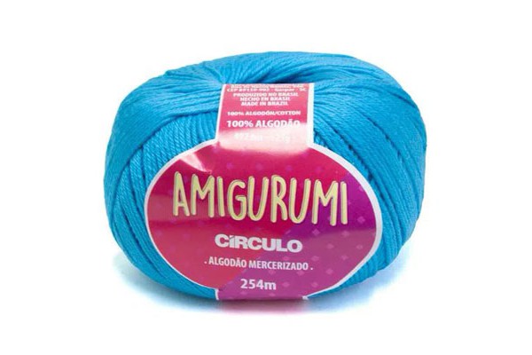 FIO AMIGURUMI CIRCULO 254M TURQUESA