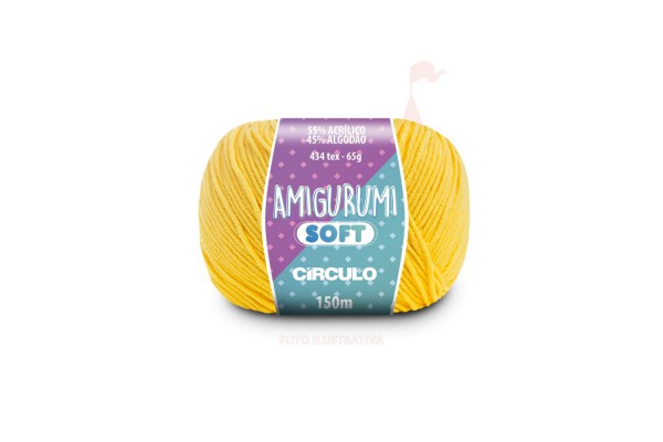 FIO AMIGURUMI SOFT CIRCULO 150M SOLAR