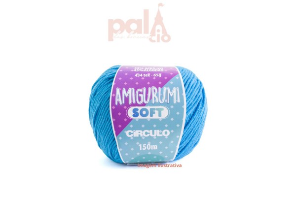 FIO AMIGURUMI SOFT CIRCULO 65G PISCINA
