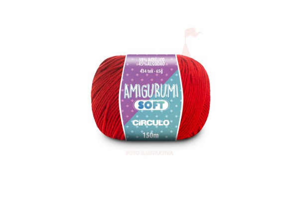 FIO AMIGURUMI SOFT CIRCULO 150M AMOR