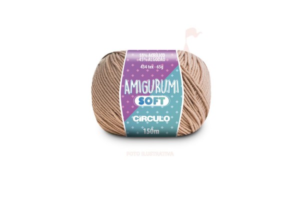 FIO AMIGURUMI SOFT CIRCULO 150M AMENDOIM