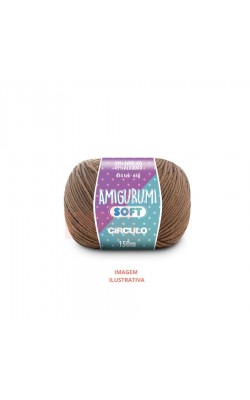 FIO AMIGURUMI SOFT CIRCULO 65G CASTANHA