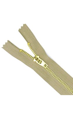 ZIPER METAL CIRCULO N4 15CM AVEIA