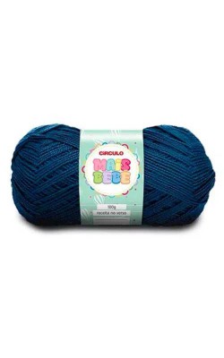 FIO MAIS BEBE 100G CIRCULO AZUL CLASSICO