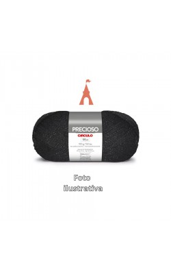 FIO PRECIOSO CIRCULO 100G PRETO