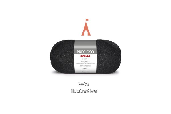 FIO PRECIOSO CIRCULO 100G PRETO FIO PRECIOSO CIRCULO 100G PRETO