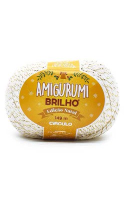 FIO AMIGURUMI BRILHO CIRCULO 149M BRANCO